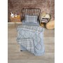 ETE HOMETEX TEK KİŞİLİK LÜX WELSOFT YORGAN SAFİR GRİ 155X215CM 8696474231850